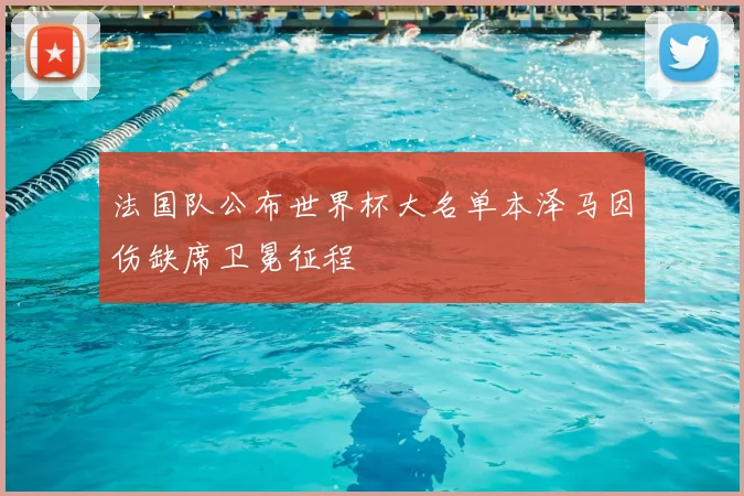 法国队公布世界杯大名单本泽马因伤缺席卫冕征程